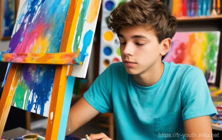 청소년상담사 현장에서 자주 쓰이는 기술 - **Prompt:** A French female teenager (15-16 years old) gracefully navigating her digital world while...