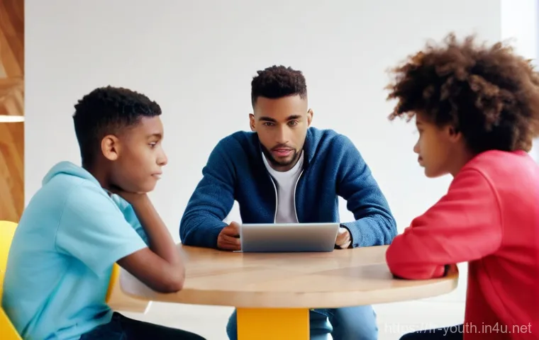 청소년상담사 자격증 취득 후 자주 묻는 질문 - **Prompt 1: The Initial Connection in a French Counseling Office**
    "A candid, authentic moment i...